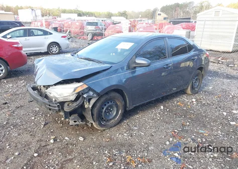 2014 Toyota Corolla Le from USA, damaged, VIN 2T1BURHE0EC208832